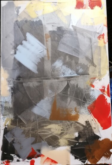 Peinture intitulée "Building" par Stéphane Droit, Œuvre d'art originale, Acrylique