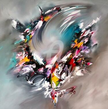Painting titled "Visual Mind.." by Gena Genadyj, Original Artwork, Acrylic