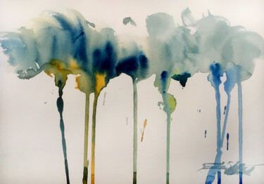N°510 Fleurs. #ArtistSupportPledge Painting titled "N°510 Fleurs. #Arti…" by Alexandre Dumitrescu, Original Artwork, Watercolor