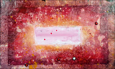Peinture intitulée "#138 "Lust"" par Gwoo Milord, Œuvre d'art originale, Acrylique Monté sur Panneau de bois