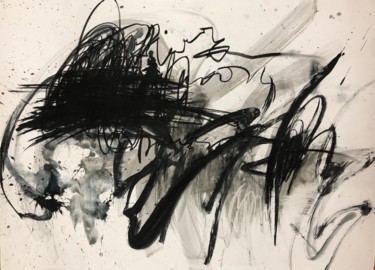 제목이 "Poems-2."인 그림 Nadya Zhuravskaya로, 원작, 숯
