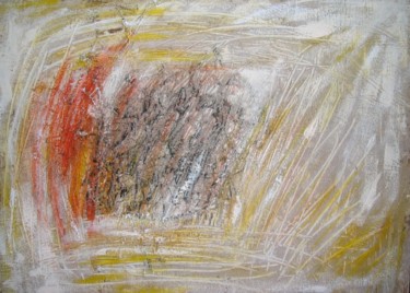Painting titled "Burning Regret" by Sio Montera, Original Artwork