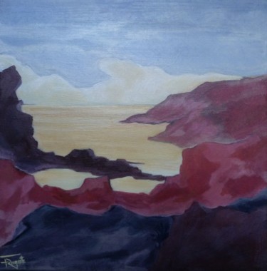 Sérénité Peinture intitulée "Sérénité" par Frédérique Rouquette, Œuvre d'art originale, Acrylique Monté sur Châssis en bois
