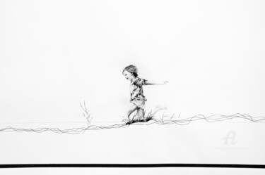 제목이 "Liberté"인 그림 Elisetot로, 원작, 연필