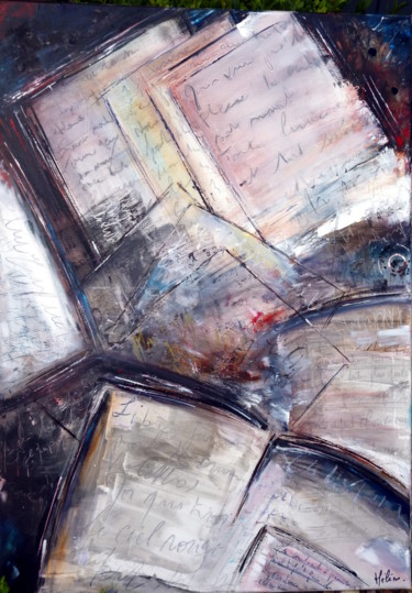 Je n'oublie pas Peinture intitulée "Je n'oublie pas" par Helene Rousselot, Œuvre d'art originale, Acrylique
