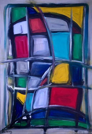 Peinture intitulée "Astrud and Brazil" par Serge Berry, Œuvre d'art originale, Acrylique