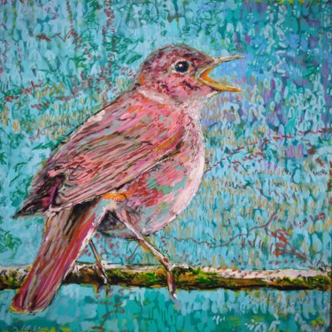 Peinture intitulée "Tino Rossignol" par Peter Fish, Œuvre d'art originale, Acrylique