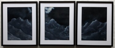 Peinture intitulée "Moonlight Sonata -…" par Sandra Sousa, Œuvre d'art originale, Huile