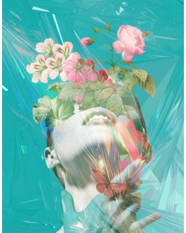 Colagens intitulada "Florescer" por Lonven'S Art Collage, Obras de arte originais, Foto Montagem