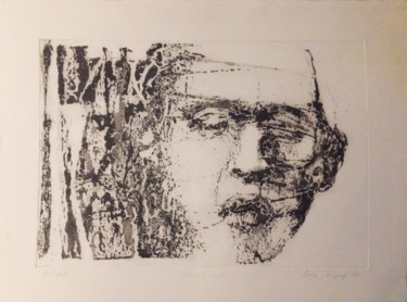 Printmaking titled "Bez tytułu" by Luiza Kasprzyk, Original Artwork, Etching