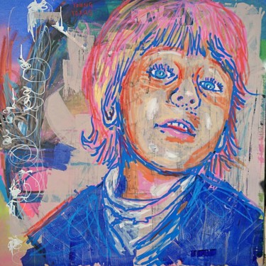 Peinture intitulée "Young years" par Peter Fish, Œuvre d'art originale, Acrylique