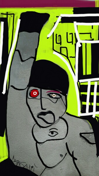 Arte digitale intitolato "George Floyd" da Mangani', Opera d'arte originale, Fotomontaggio