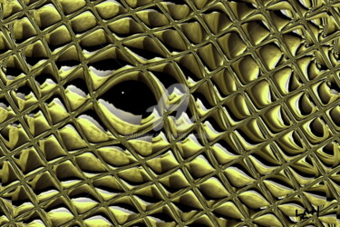 Arts numériques intitulée "Reptile" par Laurent Chabrillat, Œuvre d'art originale, Peinture numérique