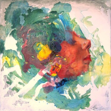 Malarstwo zatytułowany „Pieces of Master #R…” autorstwa Michał Wojtysiak, Oryginalna praca, Akryl Zamontowany na Drewniana r…