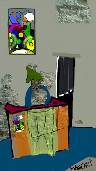 Arte digitale intitolato "Invitation for the…" da Mangani', Opera d'arte originale, Pittura digitale