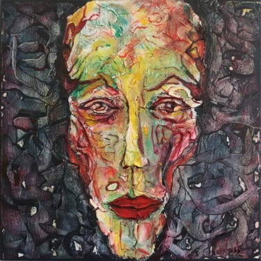 제목이 "Modelé-Coloré"인 미술작품 Catali로, 원작, 기름