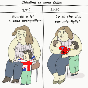 Grafika cyfrowa / sztuka generowana cyfrowo zatytułowany „4.Chiedimi se sono…” autorstwa Danka Markiewicz, Oryginalna praca,…