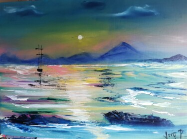 Peinture intitulée "PNL 2" par Pascal Jung, Œuvre d'art originale, Huile