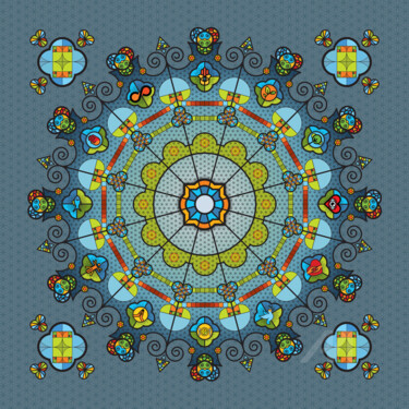 印花与版画 标题为“La Fibonacci study…” 由Humberto Cesar Pornaro, 原创艺术品, 数字打印