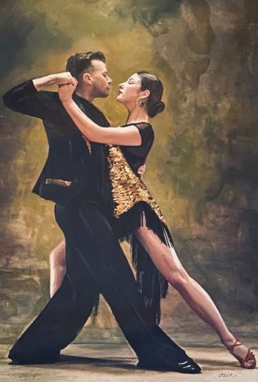绘画 标题为“Last Tango” 由William Oxer, 原创艺术品, 丙烯