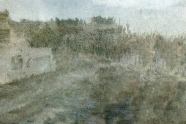 Arts numériques intitulée "Un village abandonn…" par Philippe Berthier, Œuvre d'art originale, Peinture numérique