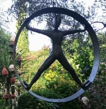 Sculpture titled "Extension" by Claire Pellicone Fanni, Original Artwork, Terra cotta