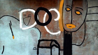 Arte digitale intitolato "Muri Di Origine Con…" da Mangani', Opera d'arte originale, Fotomontaggio