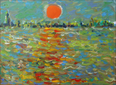 제목이 "Sun and sea"인 미술작품 Jean Mirre로, 원작, 기름