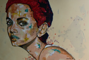 Peinture intitulée "une autre" par Pascal Fairier, Œuvre d'art originale, Acrylique