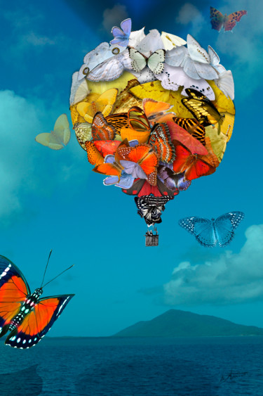 Grand rassemblement de printemps Arts numériques intitulée "Grand rassemblement…" par Bernard Amiot, Œuvre d'art originale, Photo montage