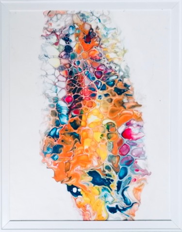 Schilderij getiteld "Révolution" door Jennifer Rene, Origineel Kunstwerk, Acryl
