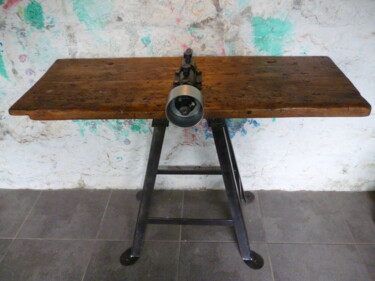 TABLE - CONSOLE - DESIGN INDUSTRIEL Design titled "TABLE - CONSOLE - D…" by Leferailleur02, Original Artwork, Furniture