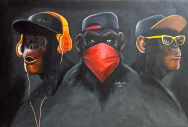 "The Three wise Swags" başlıklı Tablo Olaoluwa Smith tarafından, Orijinal sanat, Akrilik