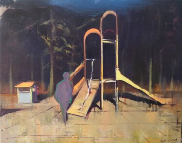 绘画 标题为“VUOTO E SILENZIO” 由Weixuan Zhang, 原创艺术品, 油