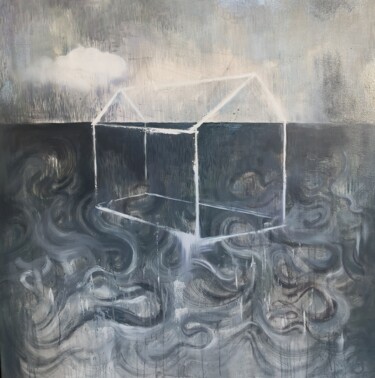 绘画 标题为“MARE E CASA” 由Weixuan Zhang, 原创艺术品, 油