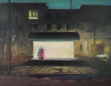 绘画 标题为“VUOTO E CITTA” 由Weixuan Zhang, 原创艺术品, 油
