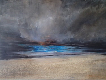 Painting titled "espace 15" by Boul, Original Artwork, Acrylic
