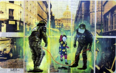 Peinture intitulée "1" par Vincent Tessier Xxc, Œuvre d'art originale, Acrylique