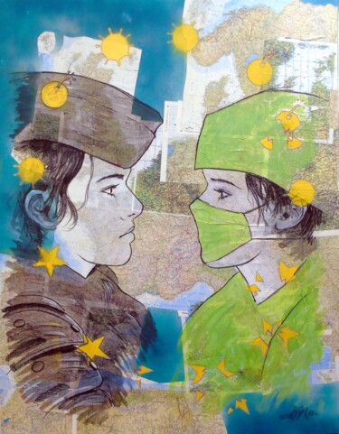 Peinture intitulée "6" par Vincent Tessier Xxc, Œuvre d'art originale, Acrylique