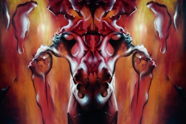 Arts numériques intitulée "Bulls" par Guillaume Vincent, Œuvre d'art originale, Photo montage
