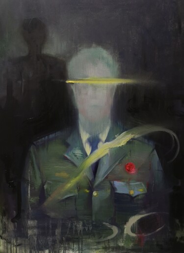 绘画 标题为“Occupation and iden…” 由Weixuan Zhang, 原创艺术品, 油