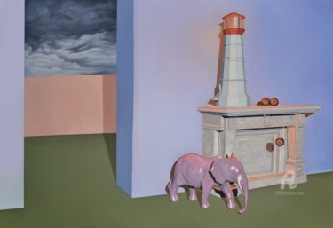 Peinture intitulée "Even there is no st…" par Onder Caymaz, Œuvre d'art originale, Huile