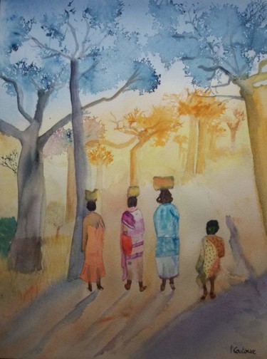 allée des baobabs au soleil levant