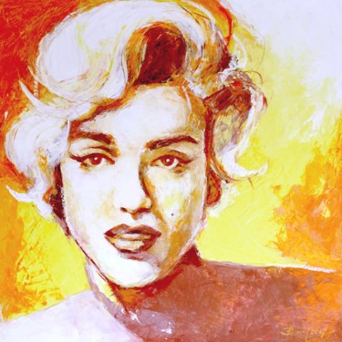 Malerei mit dem Titel "Passion" von Olga David, Original-Kunstwerk, Öl Auf Andere starre Platte montiert