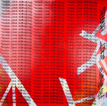 "THANK LIFE EVERYDAY" başlıklı Tablo N Nathan tarafından, Orijinal sanat, Akrilik Ahşap Sedye çerçevesi üzerine monte edilmiş