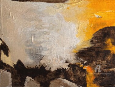 Painting titled "Espace tutélaire" by Emma Lapassouze, Original Artwork, Acrylic