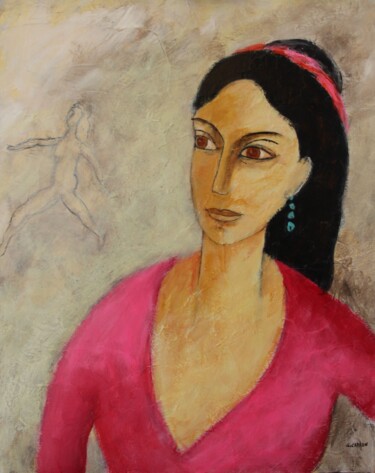 제목이 "Carmen à la robe fu…"인 미술작품 Gérard Capron (G.CAPRON)로, 원작, 아크릴