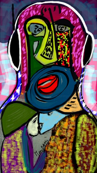 Arte digitale intitolato "This is the Last Ki…" da Mangani', Opera d'arte originale, Pittura digitale
