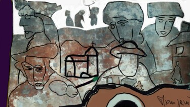 Arte digitale intitolato "2020 El año de la r…" da Mangani', Opera d'arte originale, Pittura digitale
