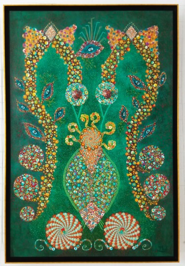 Peinture intitulée "CHRYSALIDE: Confine…" par Flod, Œuvre d'art originale, Acrylique